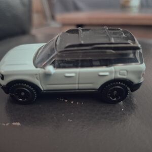 Die-Cast Kids SUV Toy Car - Light Blue with Black Roof